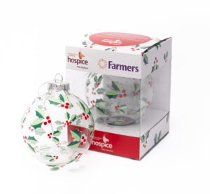 2025 Hospice bauble ‘Holly’ for sale at Farmers stores
